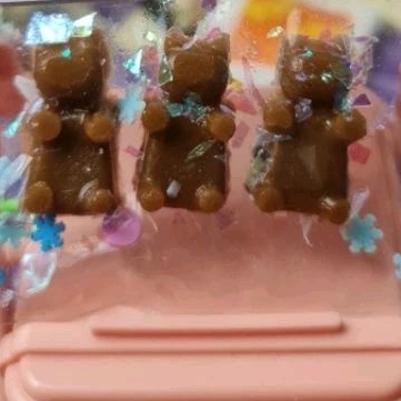 TABA SQUISHY GUMMY BEAR DAN COKLAT