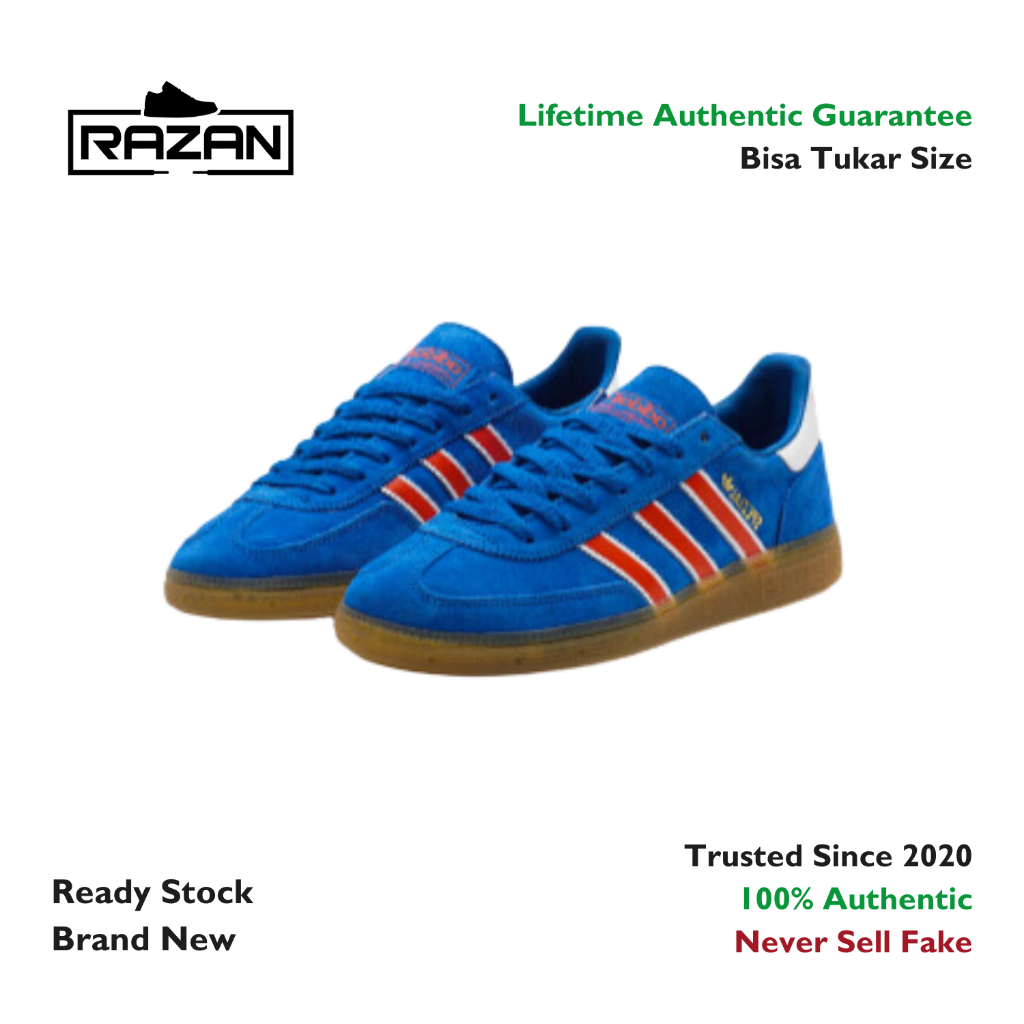 Adidas Handball Spezial Blue Red 100% Authentic Original