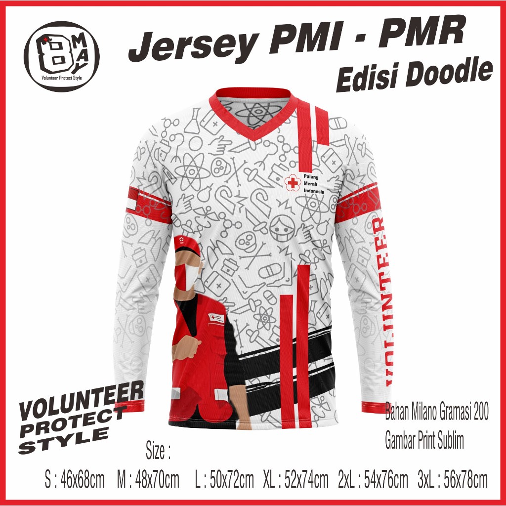 Jersey PMI - PMR Edisi DOODLE
