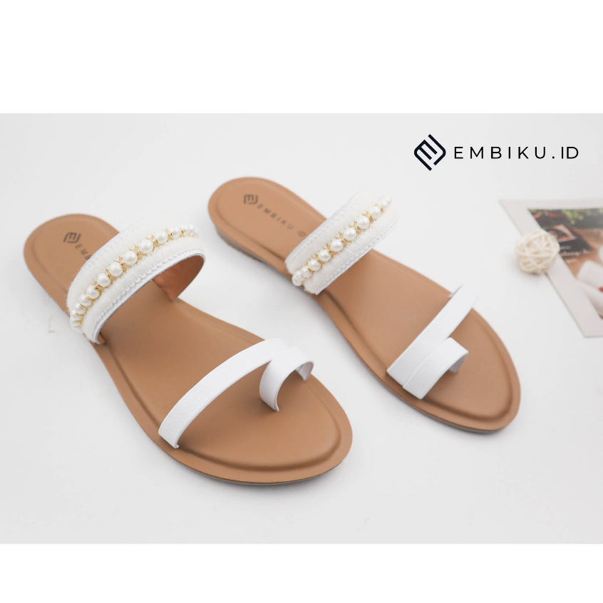 Sandal kulit wanita asli garut/sandal papirut kulit asli garut