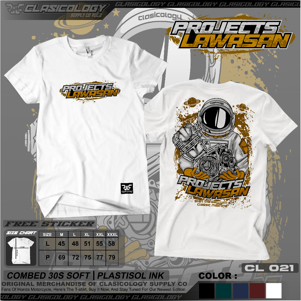 kaos cb kaos honda gank kaos honda klasik kaos clasicology CL 21
