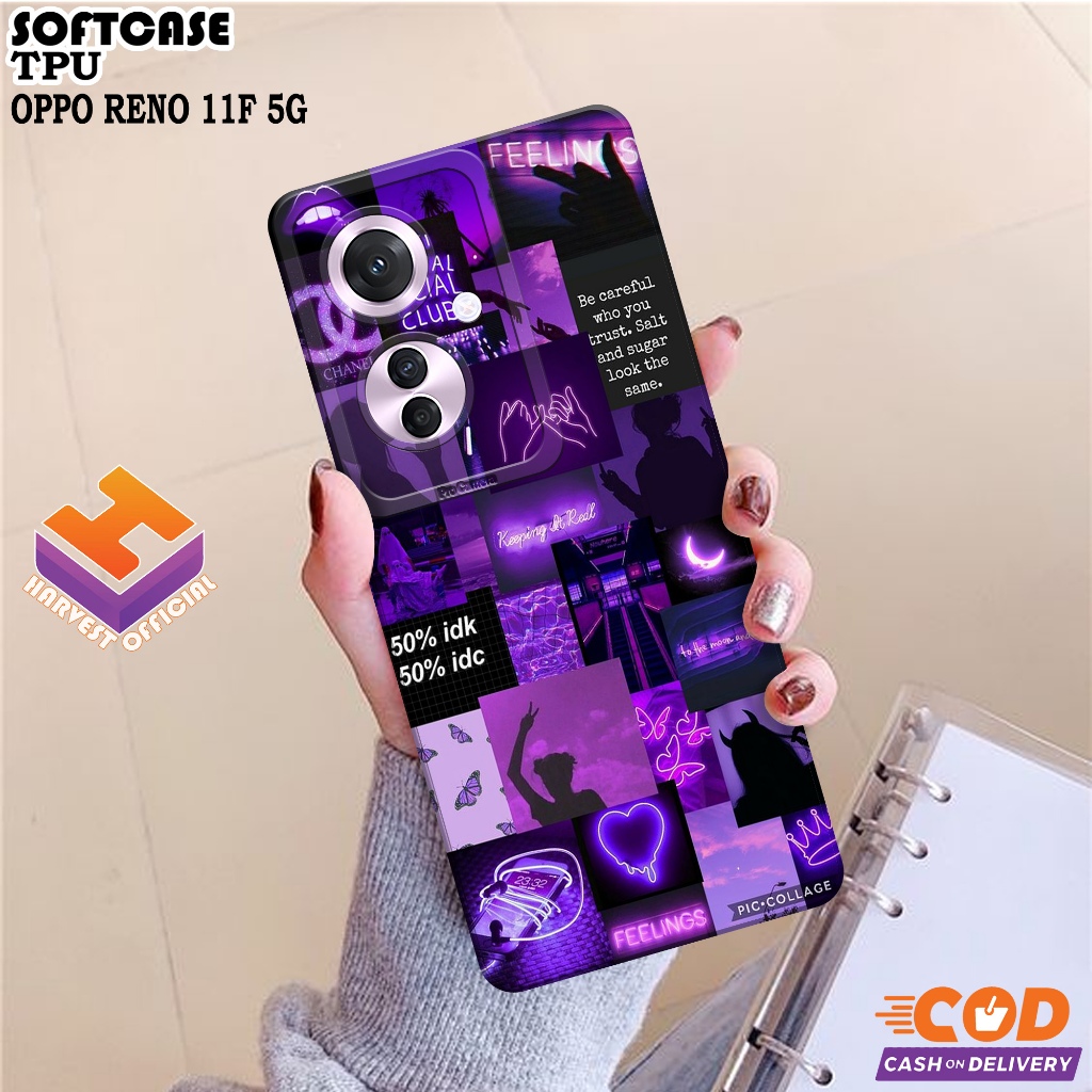 Case Hp Oppo Reno 11F 5G 2024 - Softcase Oppo Reno 11F 5G Terbaru - Casing Oppo Reno 11F 5G - Kesing