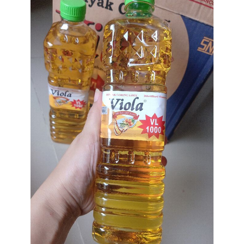 

VIOLA MINYAK GORENG 900ML 1 KARTON | COOKING OIL VIOLA VL1000 | ISI 12 BOTOL