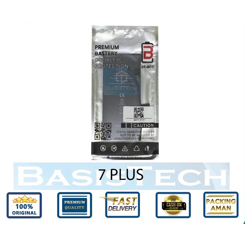 BATERAI FOR IPHONE 7 PLUS BT-ACC DOUBLE IC POWER PROTECTION