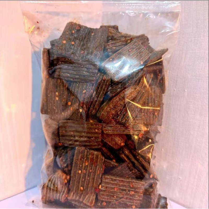 

kerupuk jengkol pedas daun jeruk 1kg kerupuk jengkol bantet