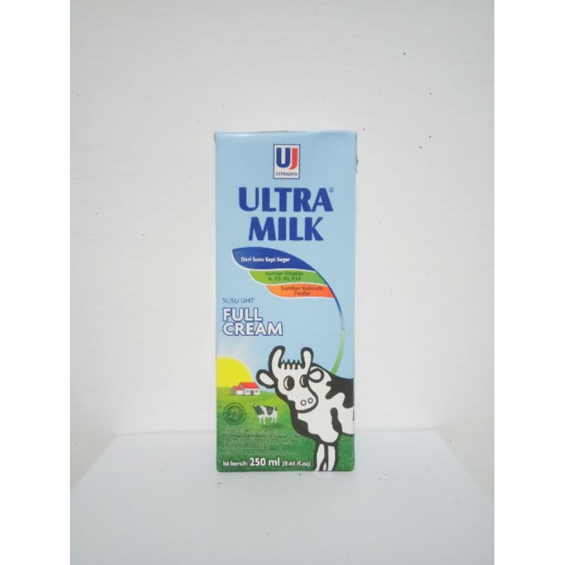 

susu ultra milk full cream 250ml