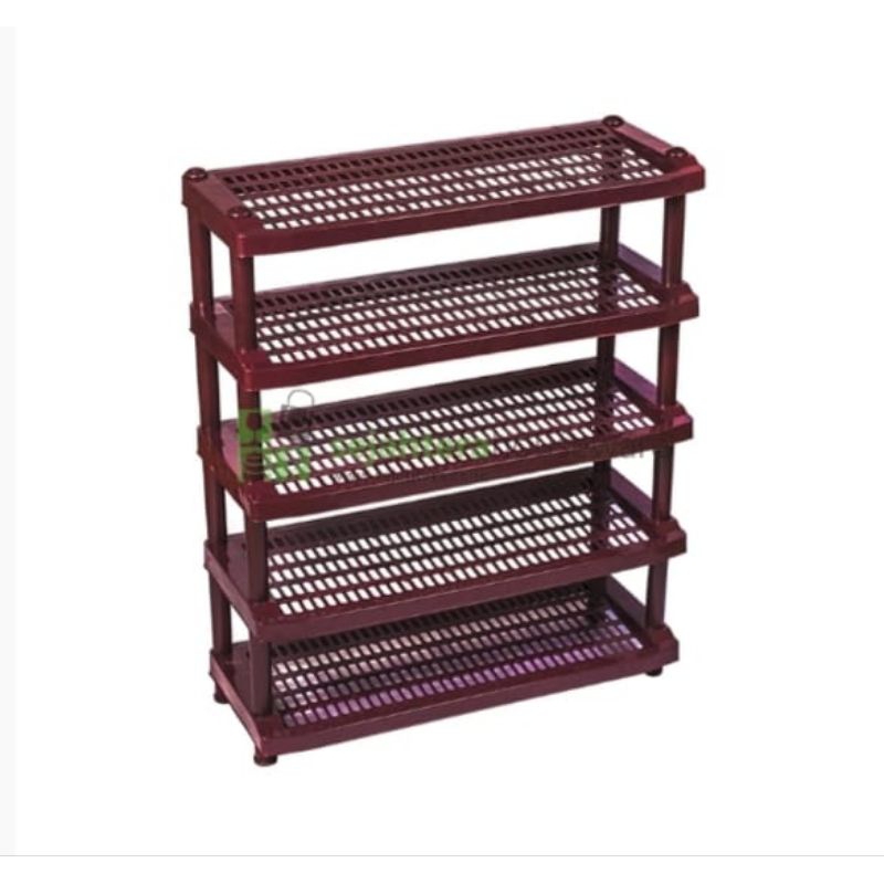 rak sepatu merk Phyllia maroon