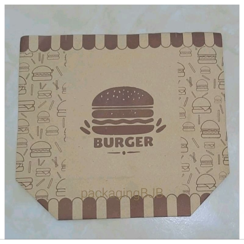 

KEMASAN KERTAS BURGER ISI 50PCS