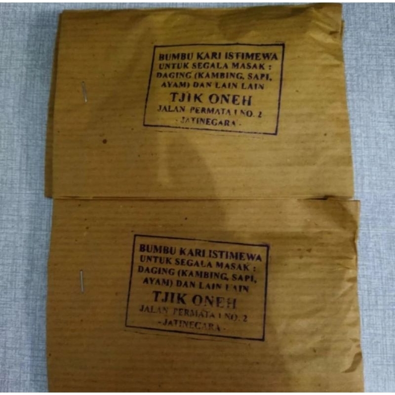 

Bumbu Kari Istimewa Tjik Oneh