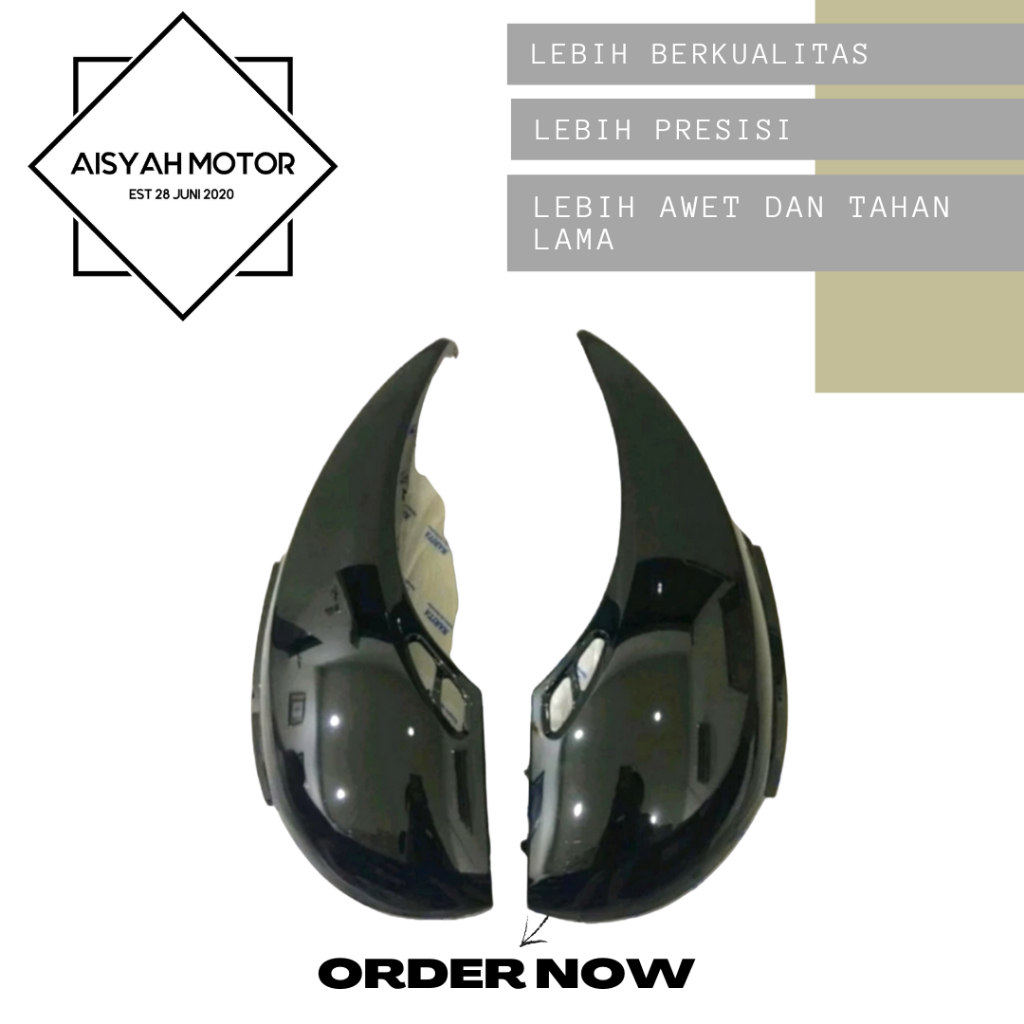 Bodi Honda Scoopy Karbu Warna Hitam Tahun 2010