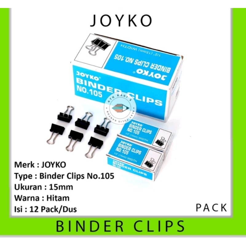 

JOYKO - Binder Clip No.105