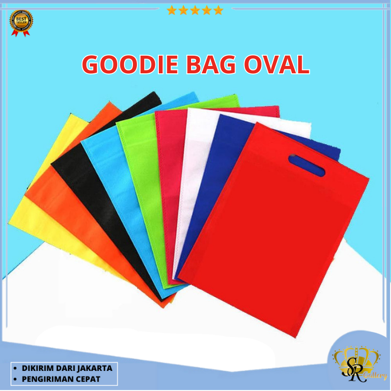 

Goodie Bag Polos Oval Hajatan Hampers Kantong Belanja Ultah Hadiah Kantong Kain SR