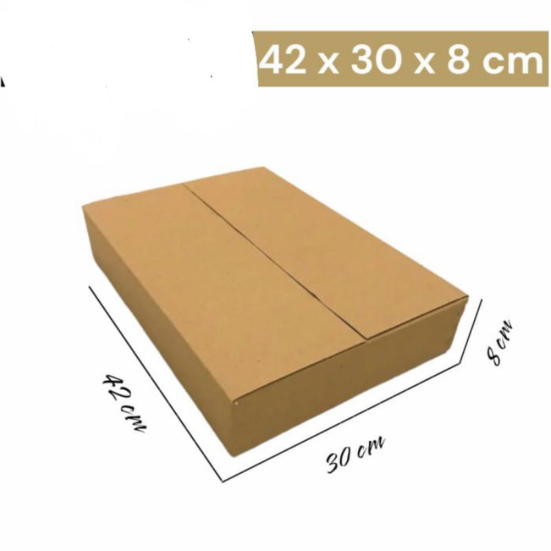 

KOTAK 42X30X8/DIE CUT BOX COKLAT/DUS BOX/KOTAK PACKING/KOTAK BUCKET/KOTAK SERBAGUNA/BOX SERBAGUNA