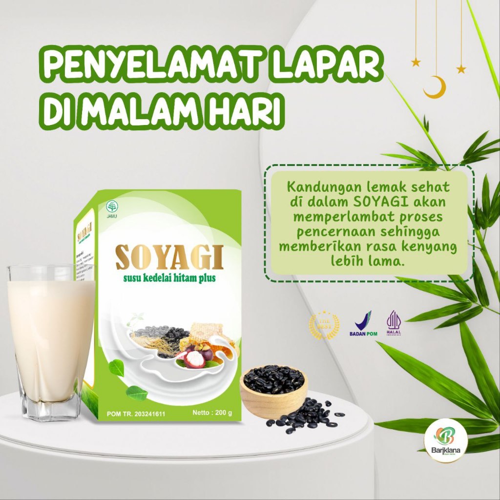 

Soyagi Susu Kedelai Hitam Plus