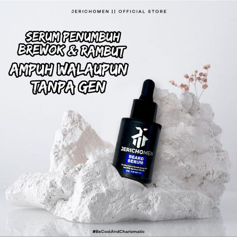 JERICHOMEN Beard Serum Penumbuh Brewok Tanpa Gen Original