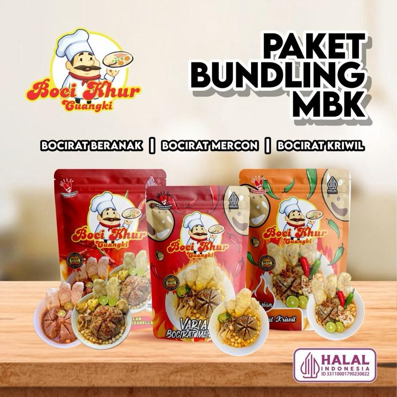 	 Boci Khurcuangki - Baso Aci Paket Bundling M B K ( Bocirat mercon , Bocirat Beranak , Bocirat kriwil )	