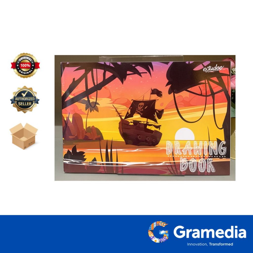 

Gramedia Surabaya-ESTUDEE DRAWING BOOK A4 J PIRATE