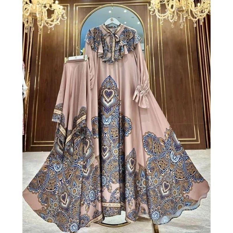 DRESS REMPEL DADA ORI SHELLASAUKIA