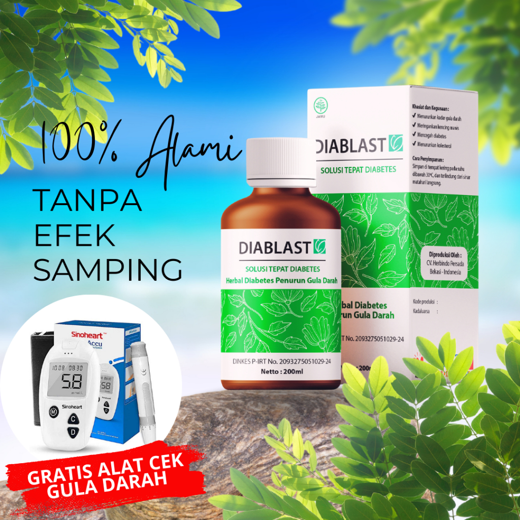 

DIABLAST GRATIS ALAT CEK GULA DARAH JAMINAN 100% ORIGINAL