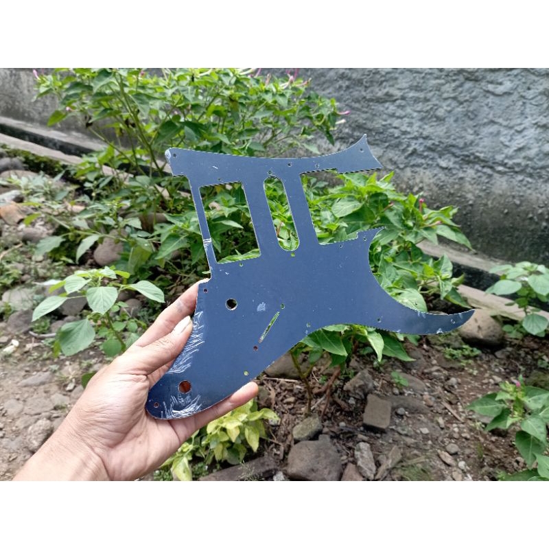 Pickguard Gitar Ibanez HSH Black 3ply Original