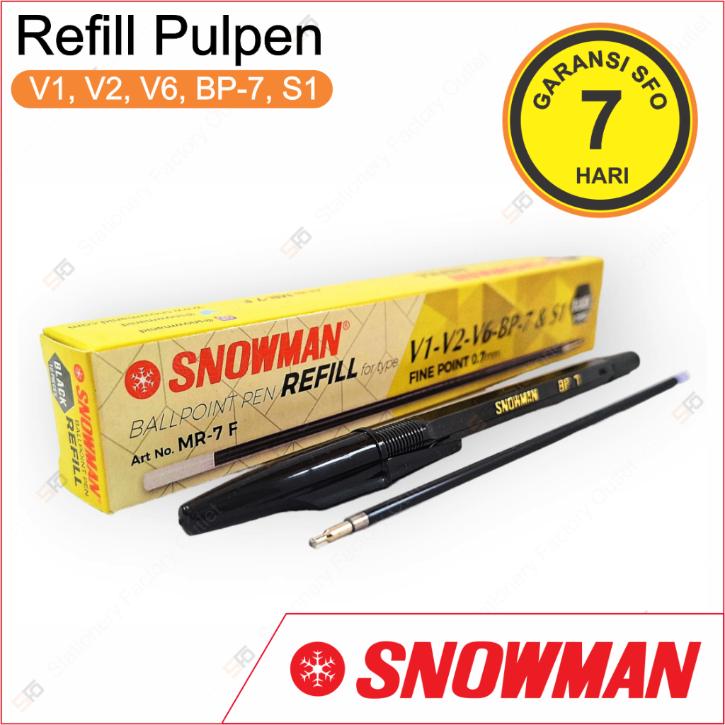 

Refill Pen Snowman V1, V2, V6, BP-7 ,& S1