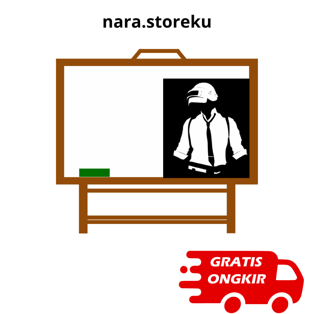 

Papan Tulis Hitam Putih Ukuran Sedang