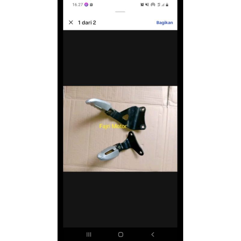 foot step mio smile original bawaan motor