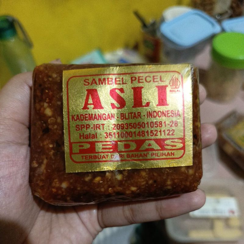 

Sambel Pecel Blitar "Asli" Kademangan Eceran 170gram Bumbu Kacang Halal
