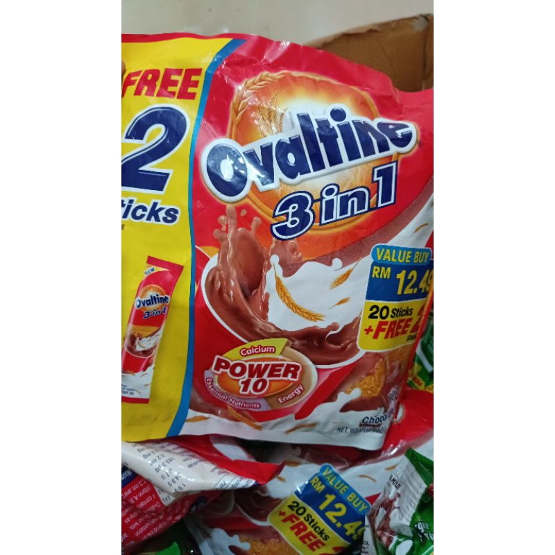 

Ovaltine Stick 3in1 Malaysia isi 22 SachetHalal