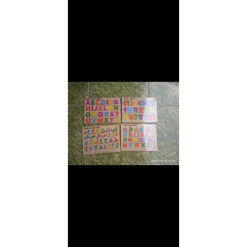 Puzzle Kayu/ Puzzle Huruf