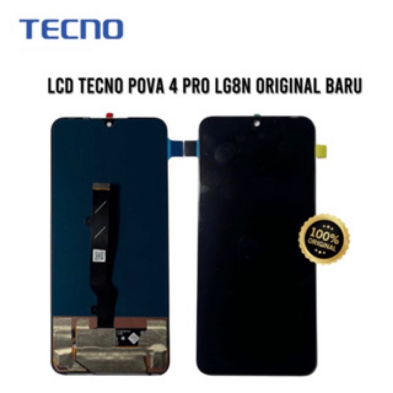 lcd tecno pova 4 pro original(bekas)