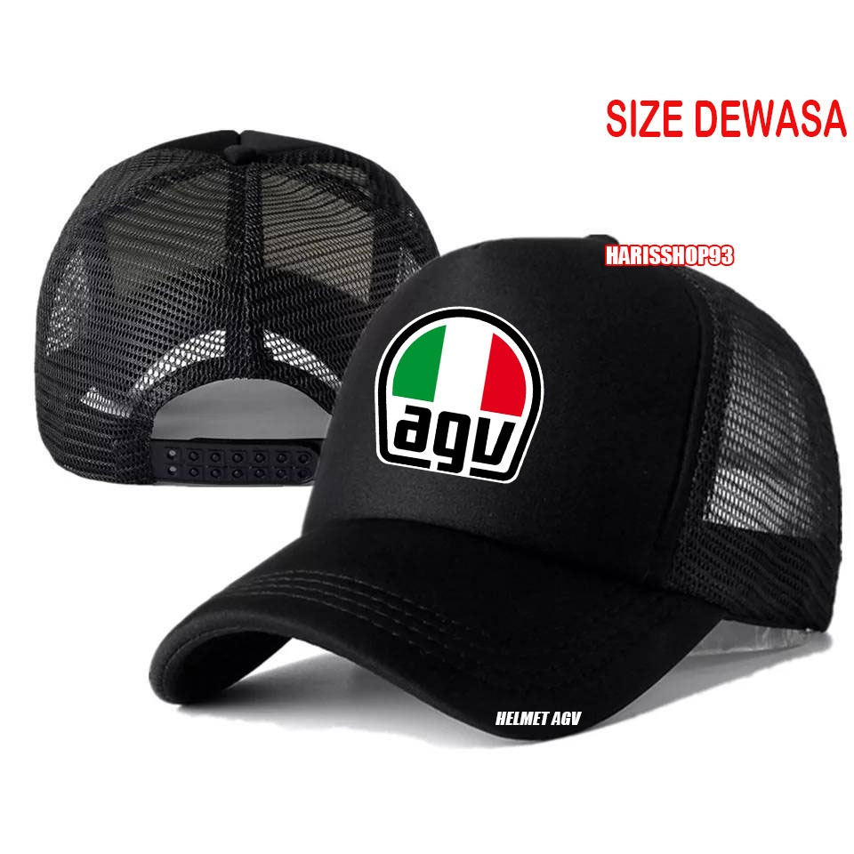 topi trucker design helmet agv