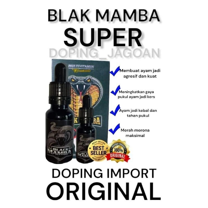 

Doping Black Mambo || 100% ORIGINAL || Aduan Ayam Super