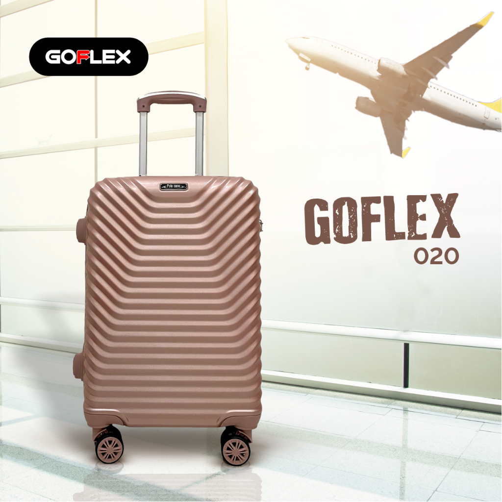 【Goflex-020B】 20INCH/24INCH GOFLEX KOPER/KOPER FIBER/TAS KOPER/KOPER TRAVELLING/TAS RODA PUTAR GOFLE