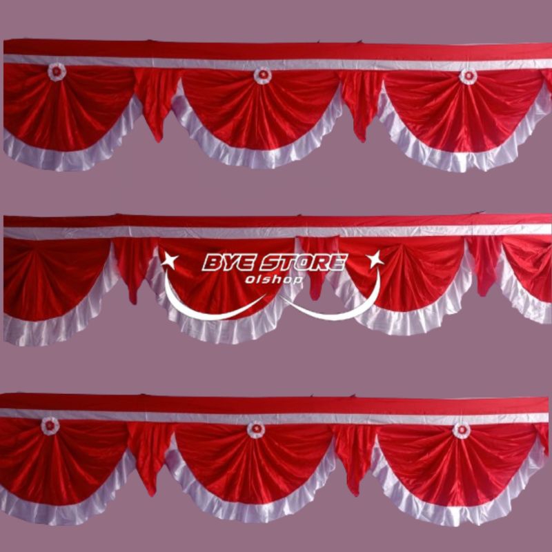 Background Merah Putih Background Panjang Bendera Panjang Background Panggung Background Kipas Pita 