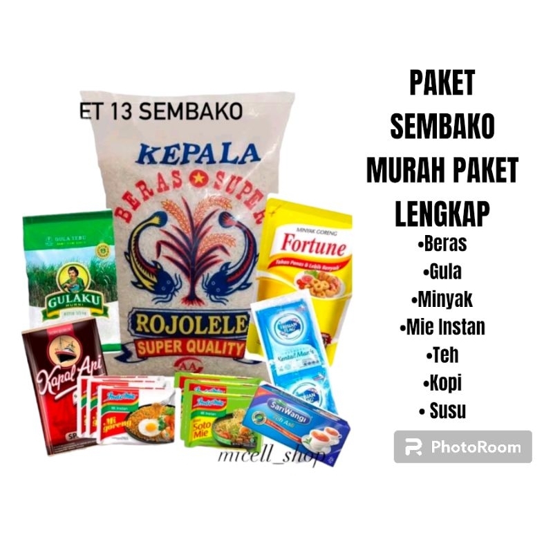 

SEMBAKO MURAH PAKET LENGKAP BAHAN PANGAN KEBUTUHAN POKOK