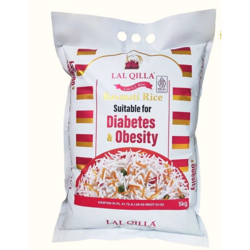 

Lal Qilla Diabetes Beras Basmati 5kg
