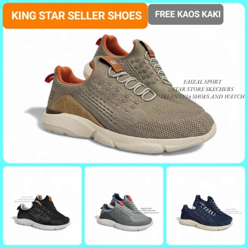 SEPATU SKECHERS INGRAM STREET WAY / SKECHERS PRIA / SKECHERS