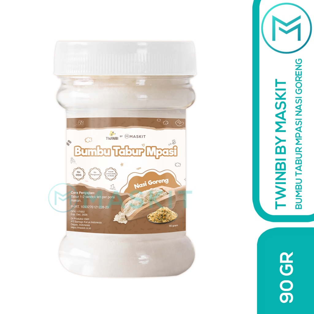 

Twinbi Bumbu MPASI Nasi Goreng Bayi & Anak Non MSG No Pengawet