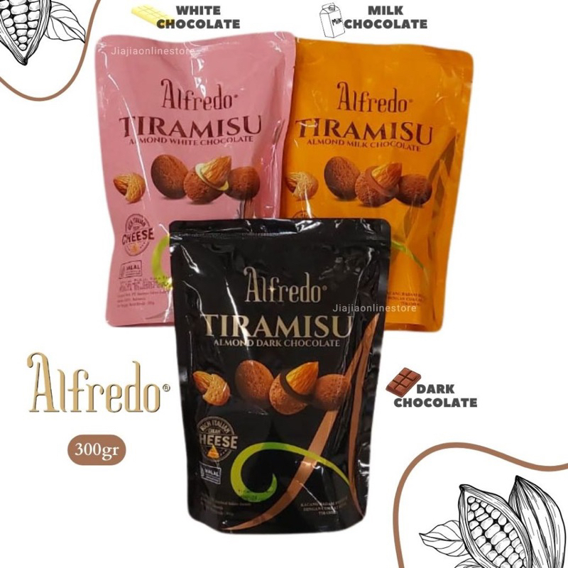

alfredo tiramisu almond 300g chocolate with italian cheese