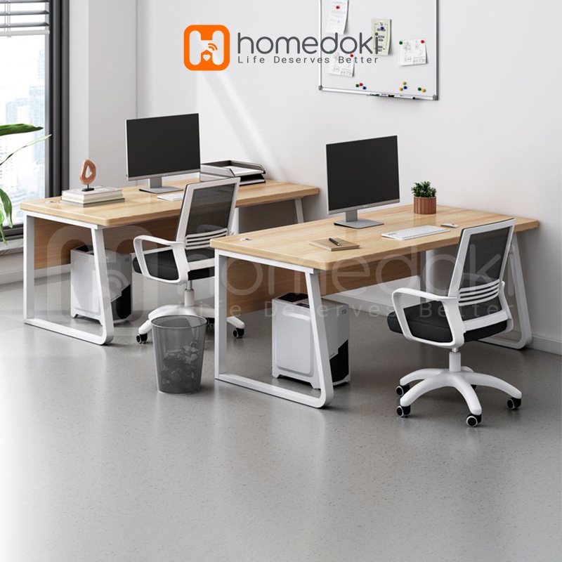 Homedoki Meja Kerja/ Meja Kantor/ Meja Belajar/ Office Table/ Meja Kayu Minimalis