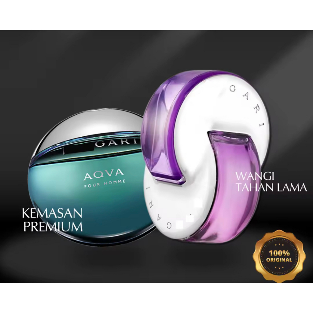Parfume Pria Bvl Aqva Tahan Lama EDP 90ml Minyak Wangi Cewek Cowok Unisex Bulgari Aqua Pour Homme - 