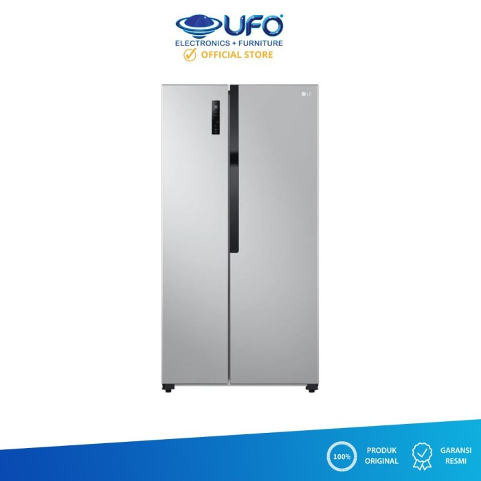 LG LEMARI ES SIDE BY SIDE GCFB507PQAM DAN GCFB507PGAM KULKAS SIDE BY SIDE SMART INVERTER COMPRESOR