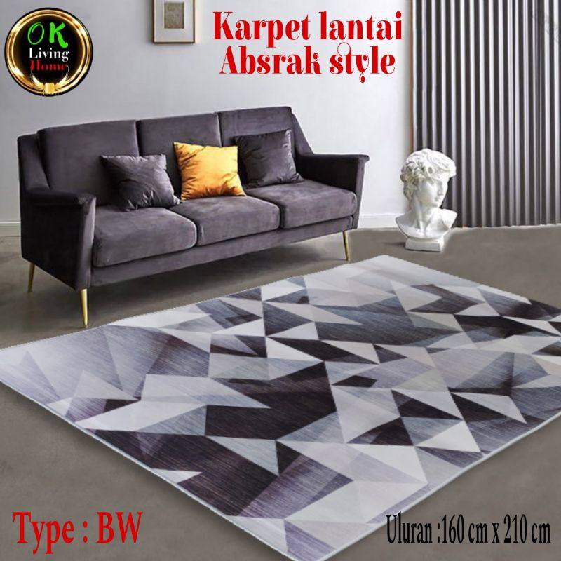 karpet minimalis, karpet permadani, karpet lantai 160 x 210