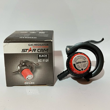 Regulator Kompor Gas Tekanan Rendah Star Cam SC-T12T Kepala Regulator Gas Destec SNI