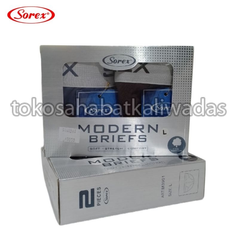 CELANA DALAM PRIA 1 BOX ISI 2 PCS SOREX M3901