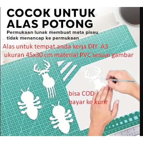 

Alas untuk tempat anda kerja DIY A3 ukuran 45x30 cm material PVC sesuai gambar