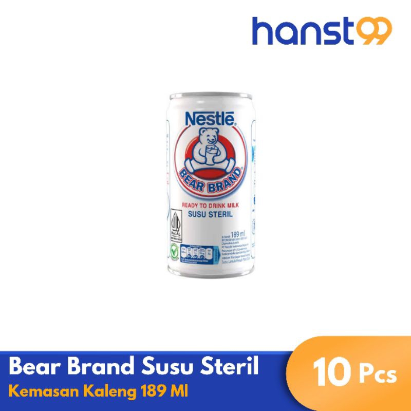 

BEAR BRAND Susu Steril 189ml 10 pcs