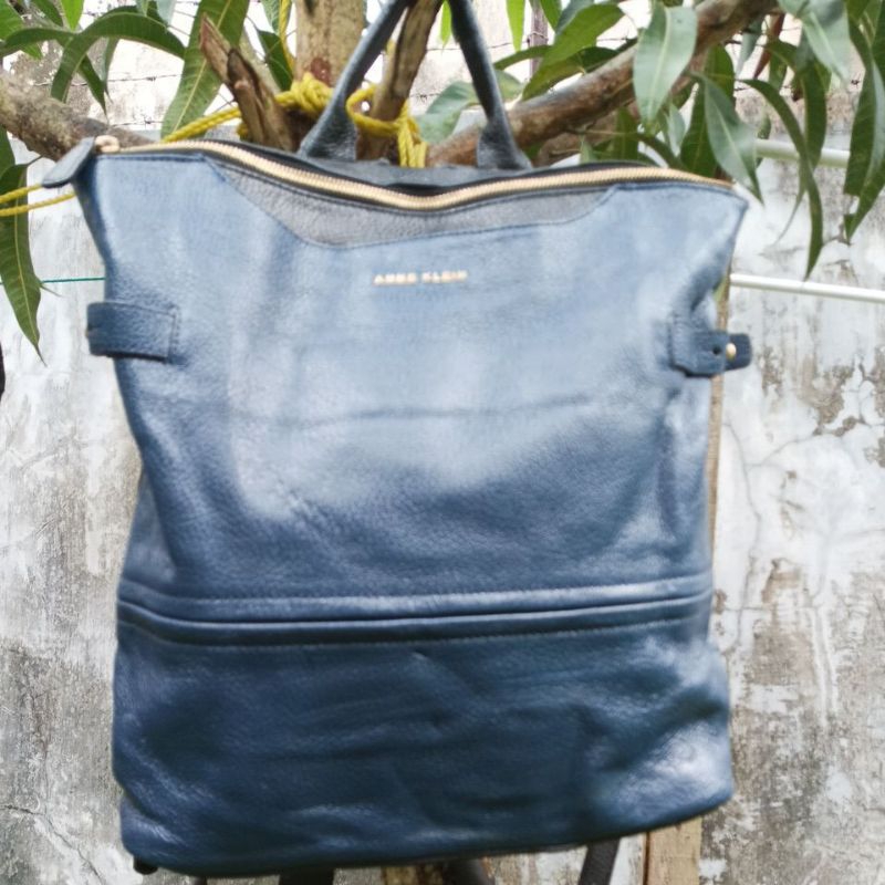 Tas ransel kulit asli anne klein pl