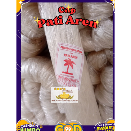 

sohun jawa soun klaten cap pati aren isi 1 pcs berat [100gram]